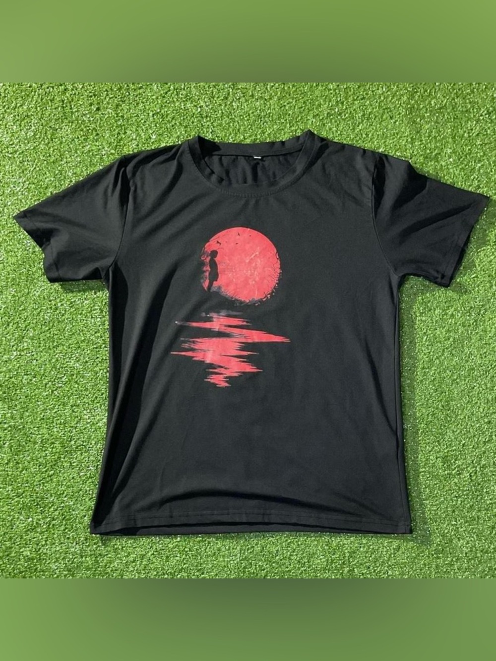 Blood Moon Lake Black Graphic Tee